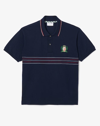 Classic Fit L.12.12 Polohemd met Geborduurd Schild