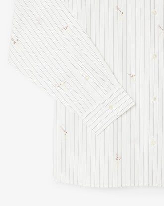 Relaxed Fit Katoenen T-shirt met Borduursel