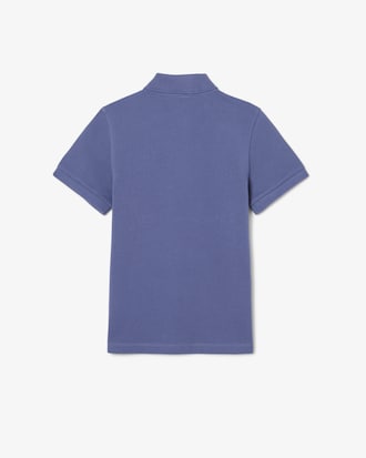 Petit Piqué Polohemd met Geborduurd Accent