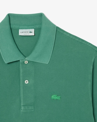 Classic Fit L.12.12 Polohemd met Gewassen Effect