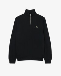 Interlock Sweatshirt met Rits en Hoge Hals