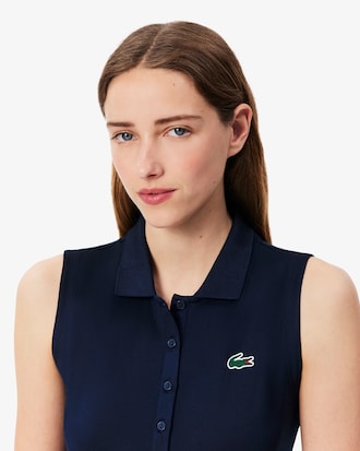 Slim Fit Stretch Golfpolohemd met UV-bescherming