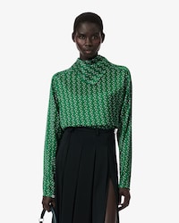 Runway Oversized Hemd met Print