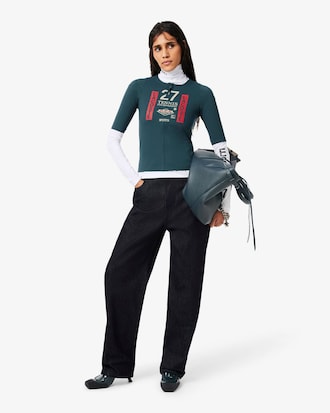 Runway Oversized Indigo Denim Jeans