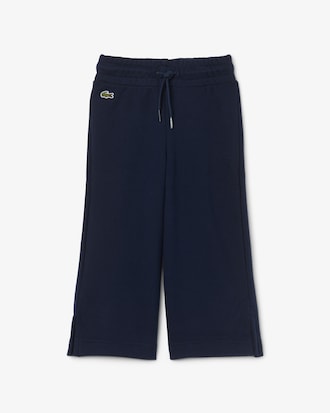 Fleece Sweatbroek met Wijdlopende Pijpen