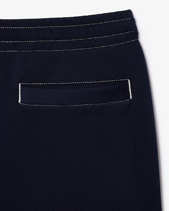 Regular Fit Piqué Sweatbroek