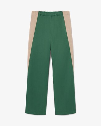 Lacoste x Wang Yibo Sweatbroek met Wijde Pasvorm