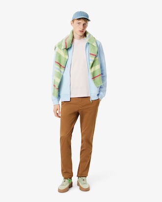 Fleece Hoodie met Rits