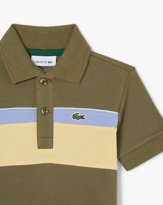 Colourblock Piqu&eacute; Polo