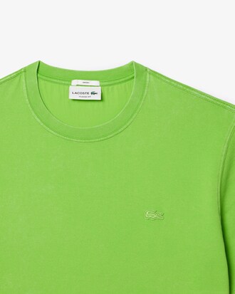 Zwaar Katoenen T-shirt met Gewassen Effect