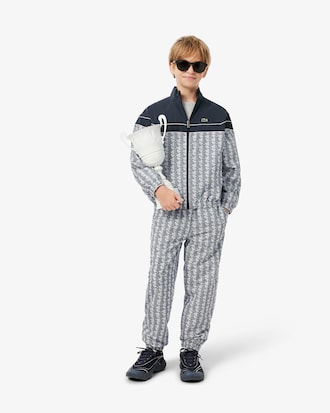Unisex trainingspak met monogramprint