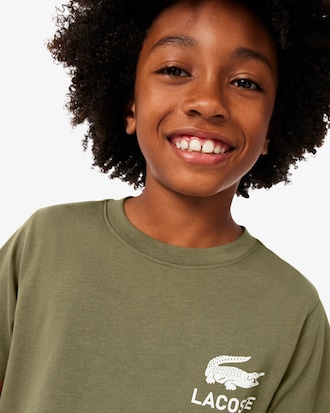 Katoenen T-shirt met Afdruk