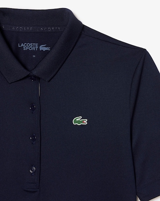 Slim Fit Stretch Golfpolohemd met UV-bescherming