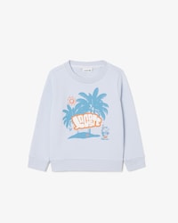 Fleece Crewneck Sweatshirt met Afdruk