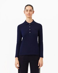 Slim Fit L.12.D Stretch Mini Piqué Polohemd