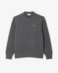 Relaxed Fit Piqu&eacute; Crewneck Sweatshirt