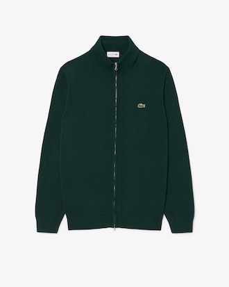 Katoenen Sweater met Hoge Hals en Rits