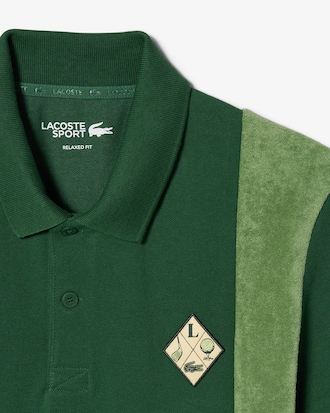 Relaxed Fit Piqu&eacute; Golfpolohemd