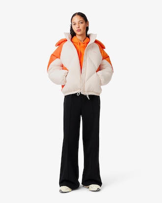 Kort Oversized Pufferjack met Capuchon