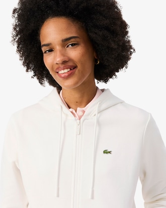 Fleece Hoodie met Rits