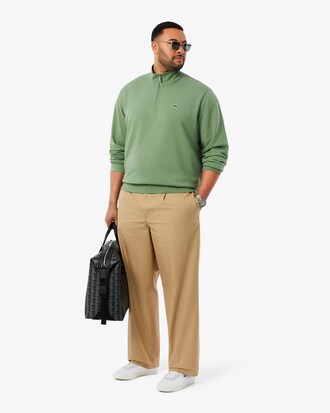 Fleece Sweatshirt met Hoge Hals en Rits