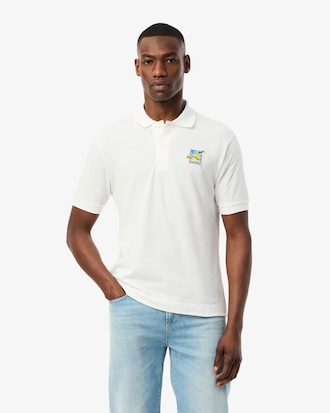 L.12.12 Lacoste x Club Med Polohemd met Badge Accenten
