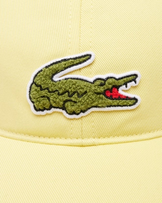 Pet van Katoenen Keperstof met Krokodilbadge