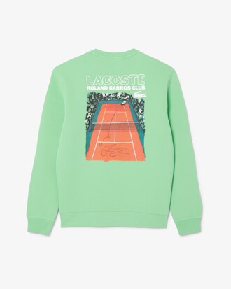Roland-Garros Editie Piqu&eacute; Sweatshirt