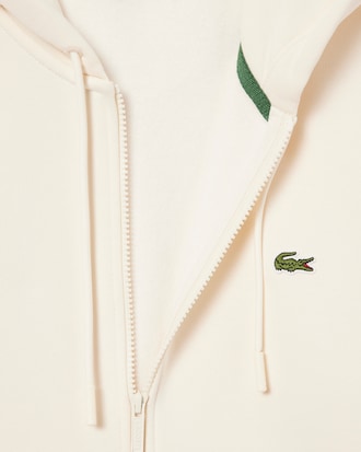 Fleece Hoodie met Rits