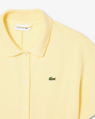 Wijdlopende Mini-Piqu&eacute; Polojurk