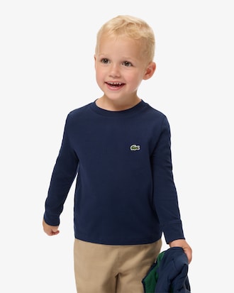 Unisex Langmouwig Katoenen T-shirt