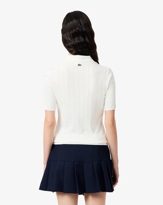 Slim Fit Pointelle Merk L.12.D Polo