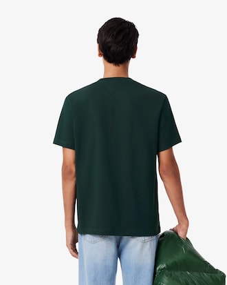 T-shirt van Zware Jersey met Landschapskrokodil