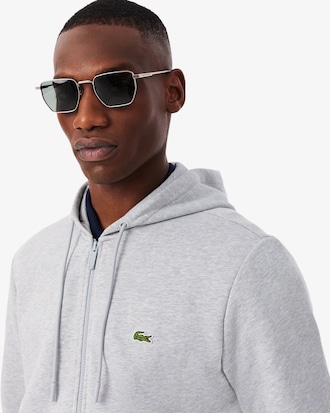 Fleece Hoodie met Rits