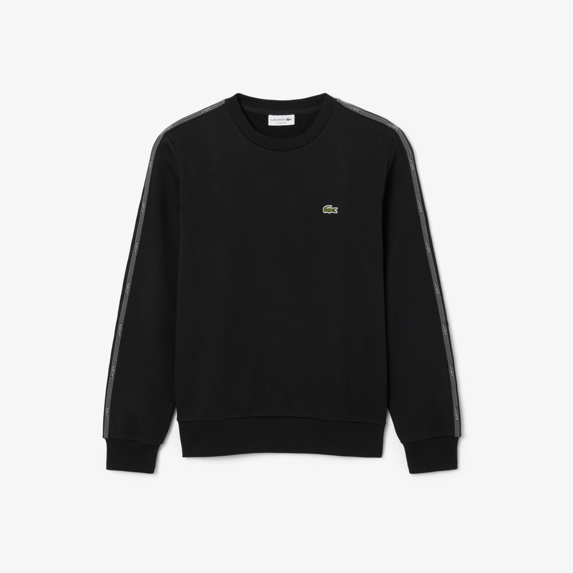 トップス LACOSTE Gestreepte Band Fleece Sweatshirt - Heren sweatshirts - Nieuw 2026