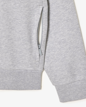 Fleece Sweatshirt met Rits en Hoge Hals