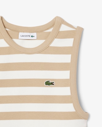 Gestreepte Geribbelde Tanktop