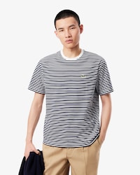 Gestreept Zwaar Katoenen T-shirt