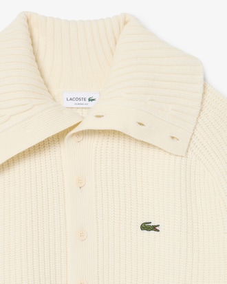 Sweater met Hoge Hals van Parelribbelbreistof