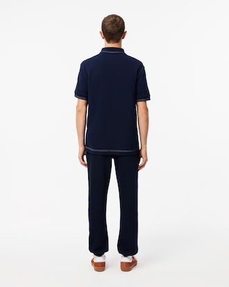 Regular Fit Piqué Sweatbroek