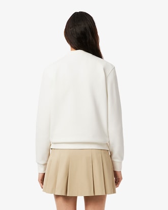 Relaxed Fit Piqué Crewneck Sweatshirt