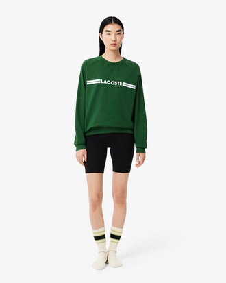 Fleece Loungesweatshirt met Logo