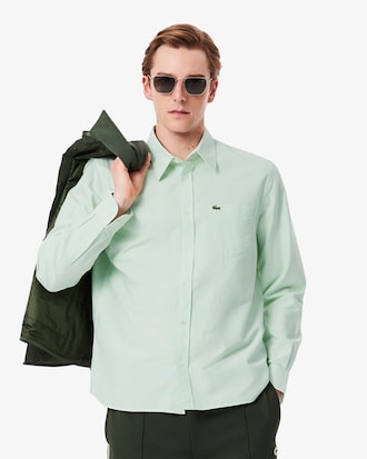 Regular Fit Gestreept Oxford Hemd