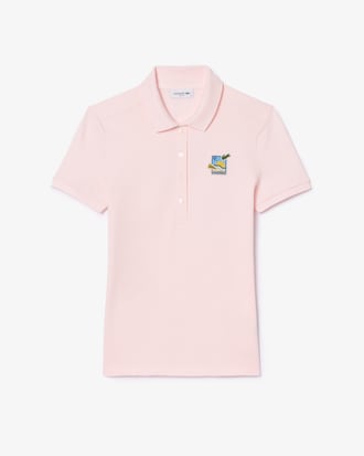 Slim Fit Club Med Editie Stretch Polohemd