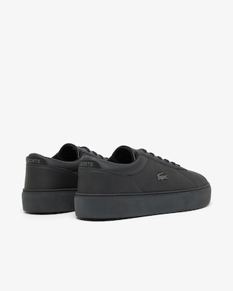 Court Set Leren Herensneakers
