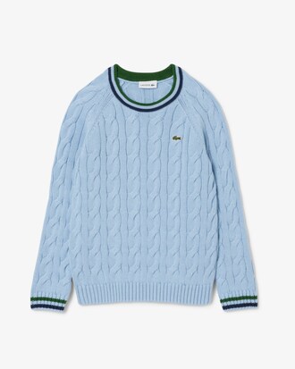 Katoenen en Wollen Crewneck Sweater