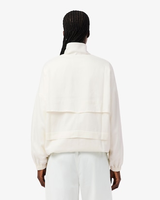 Oversized Gemengd Linnen Trainingsjack