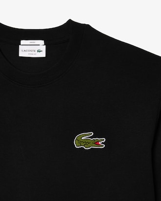 Loose Fit Zwaar Katoenen T-shirt met Badge