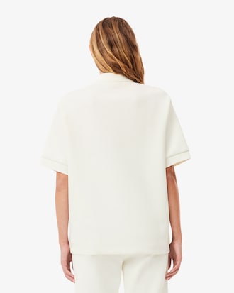 Oversized Piqué Polohemd