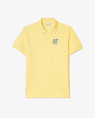 L.12.12 Lacoste x Club Med Polohemd met Badge Accenten